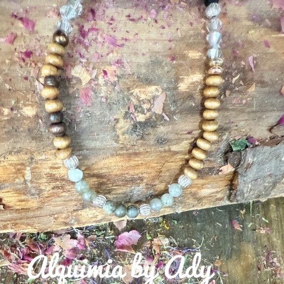 Labradorite beaded surfer style necklace - Picture 1 of 2